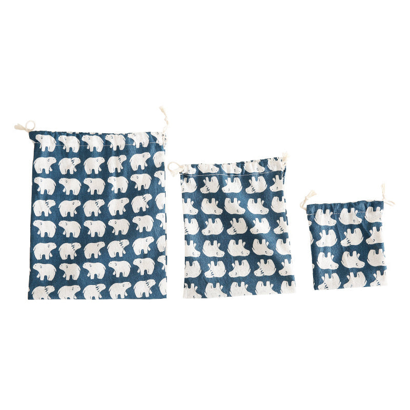 Canvas Storage Bags Set