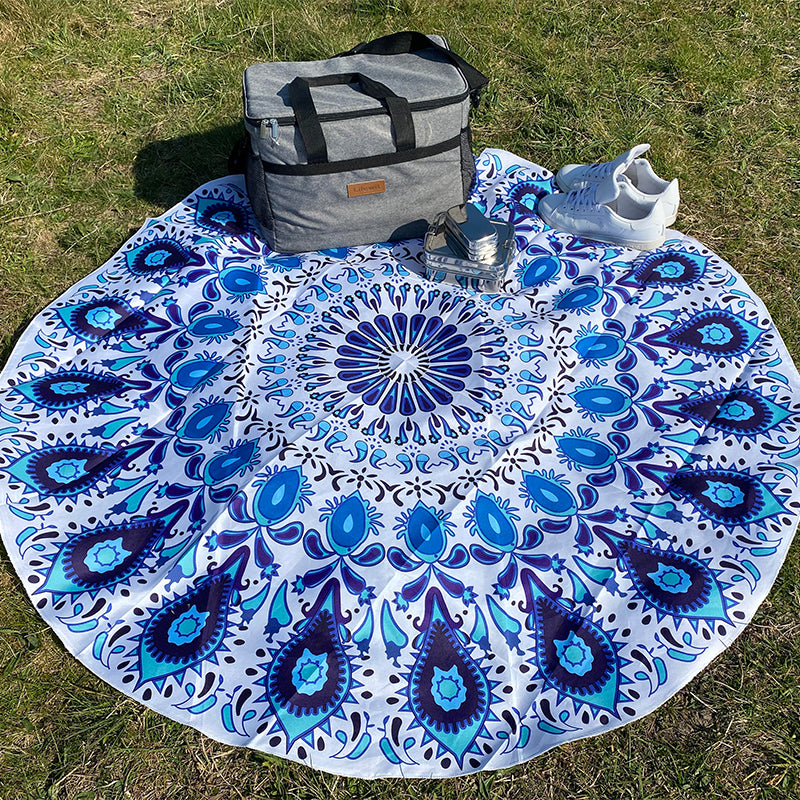 Round Mandala Mat or Table Cover
