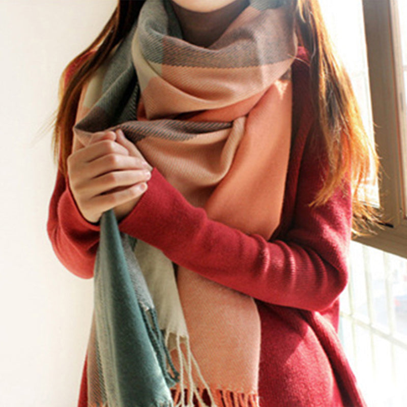Winter Checked Scarf