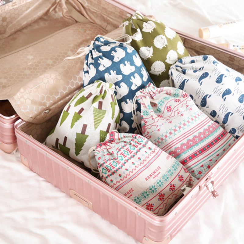 Canvas Storage Bags Set