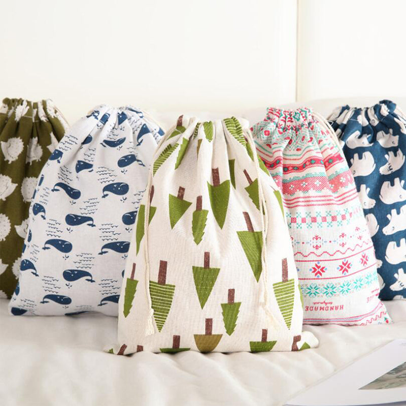 Canvas Storage Bags Set