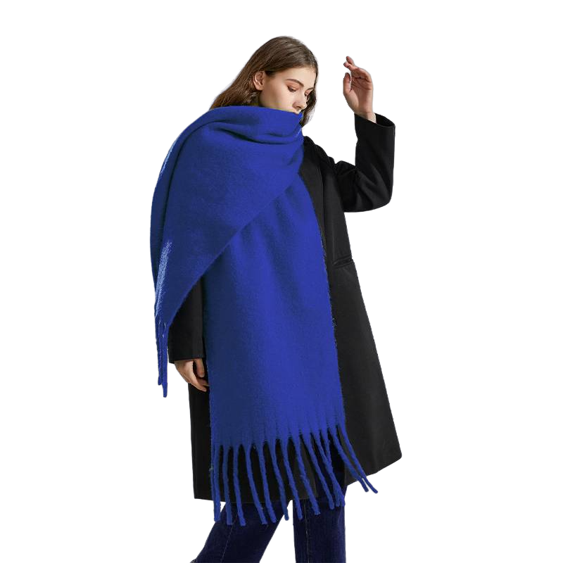 Chunky Winter Tassel Scarf
