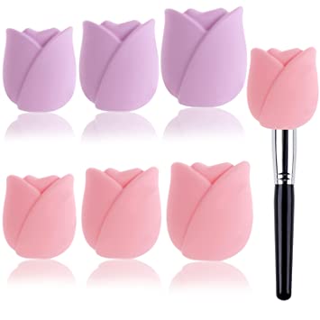 Makeup Brush Rose Covers