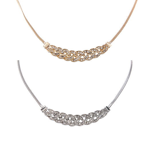 Statement Crystal Choker Necklace