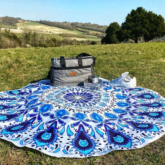 Round Mandala Mat or Table Cover