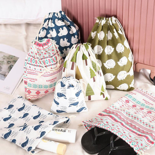 Canvas Storage Bags Set